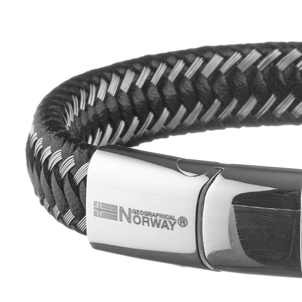 Bracelet Noir Homme Geographical Norway 315040 vue 3