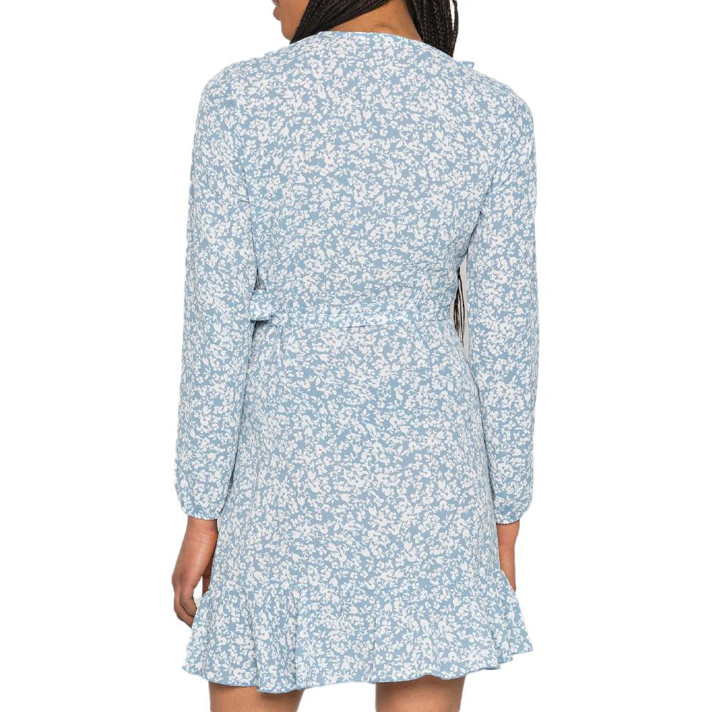 Robe Bleu/Blanche Femme Only Carly vue 2