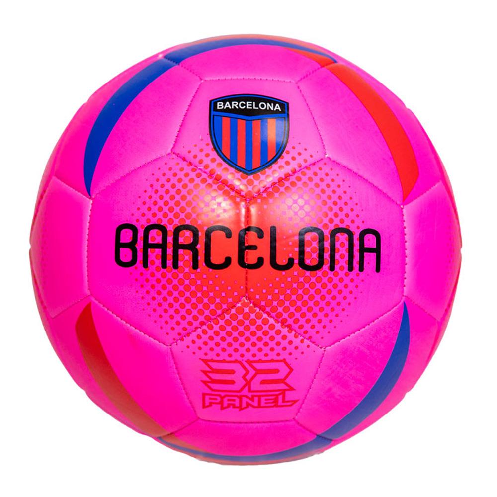 BARCELONA Ballon ROSE/ROUGE Sport Zone pas cher