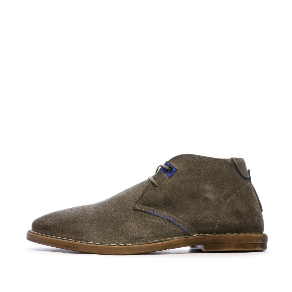 Bottines Marron Homme Replay Bowie Mid pas cher