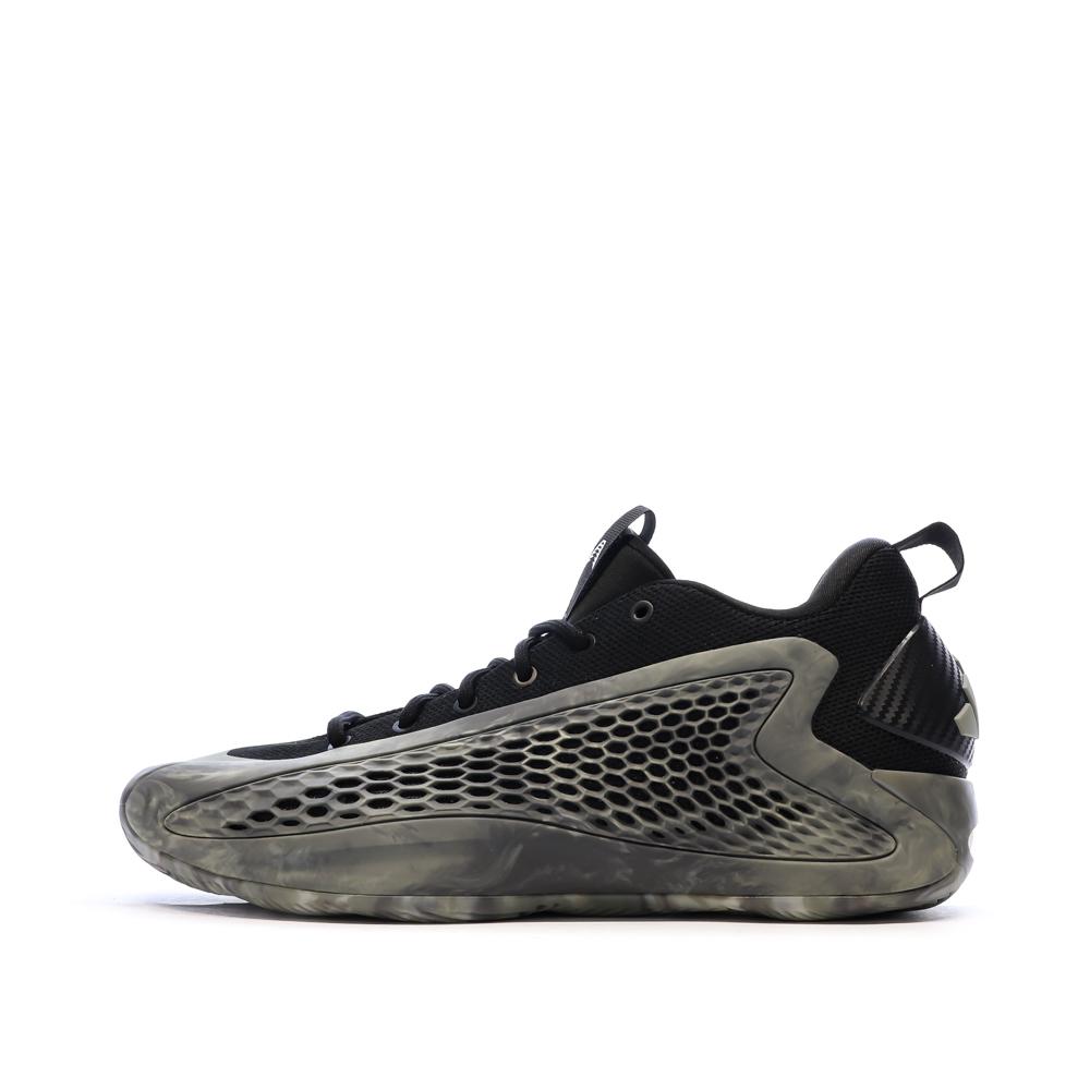 Chaussures de Running Noir/Gris Homme Adidas Anthony Edwards 1 Low pas cher