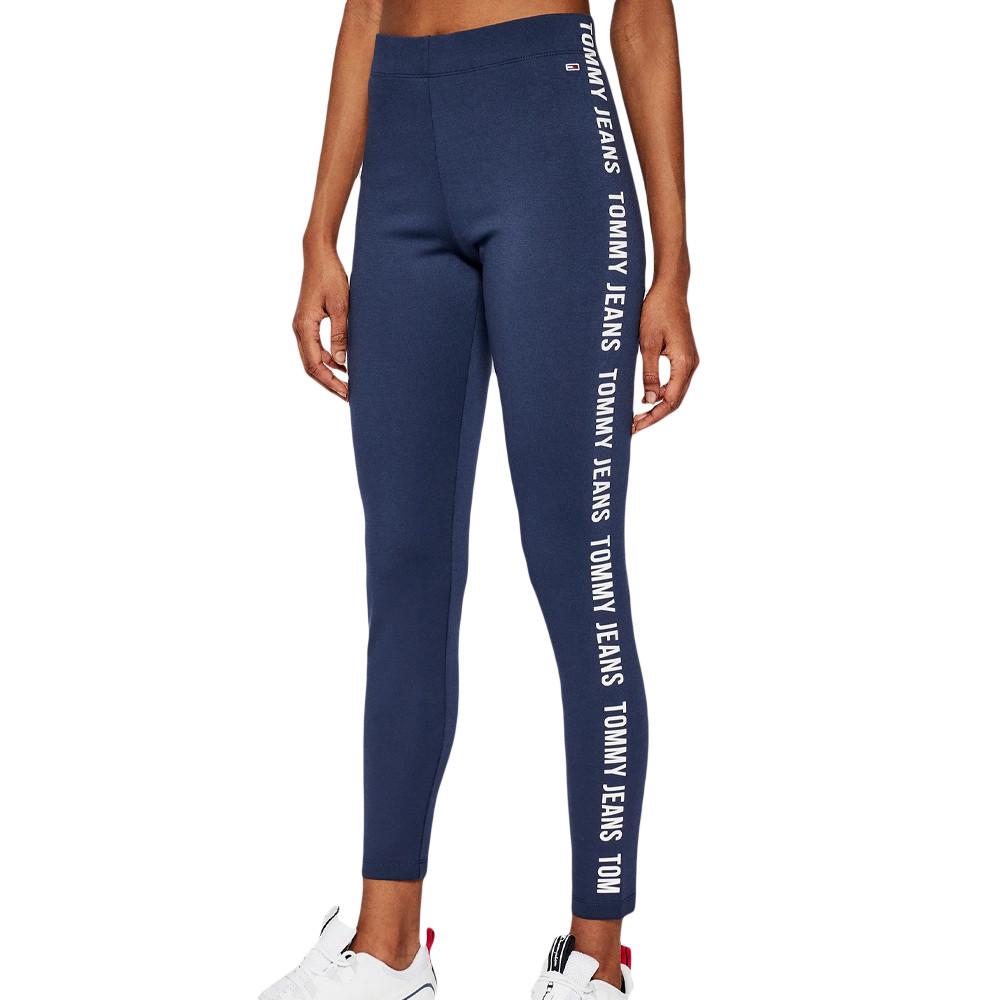 Legging Marine Femme Tommy Hilfiger Tape pas cher