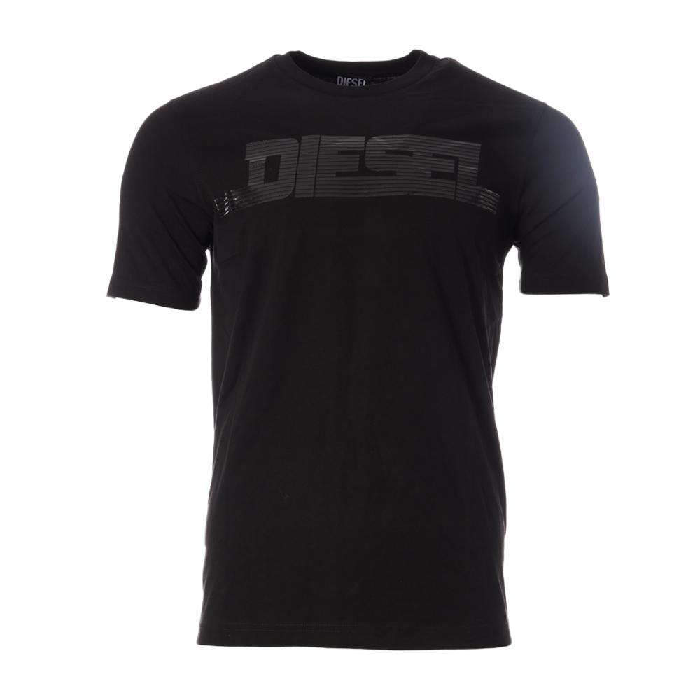 T-Shirt Noir Homme Diesel Magliettas pas cher
