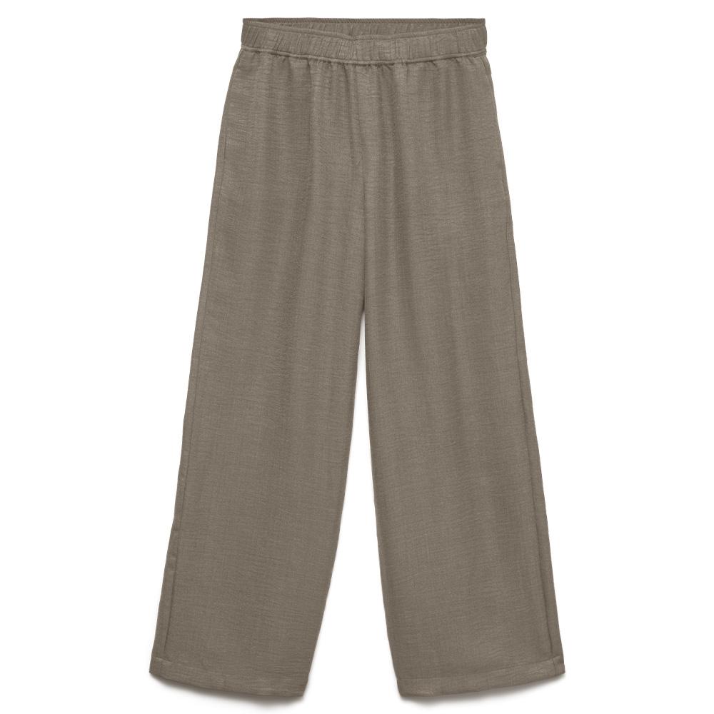 Pantalon fluide Taupe Vero Moda Melaney pas cher