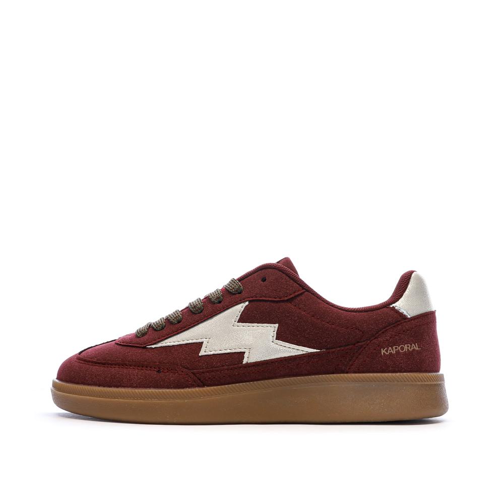 Baskets Bordeaux Femme Kaporal Seven pas cher