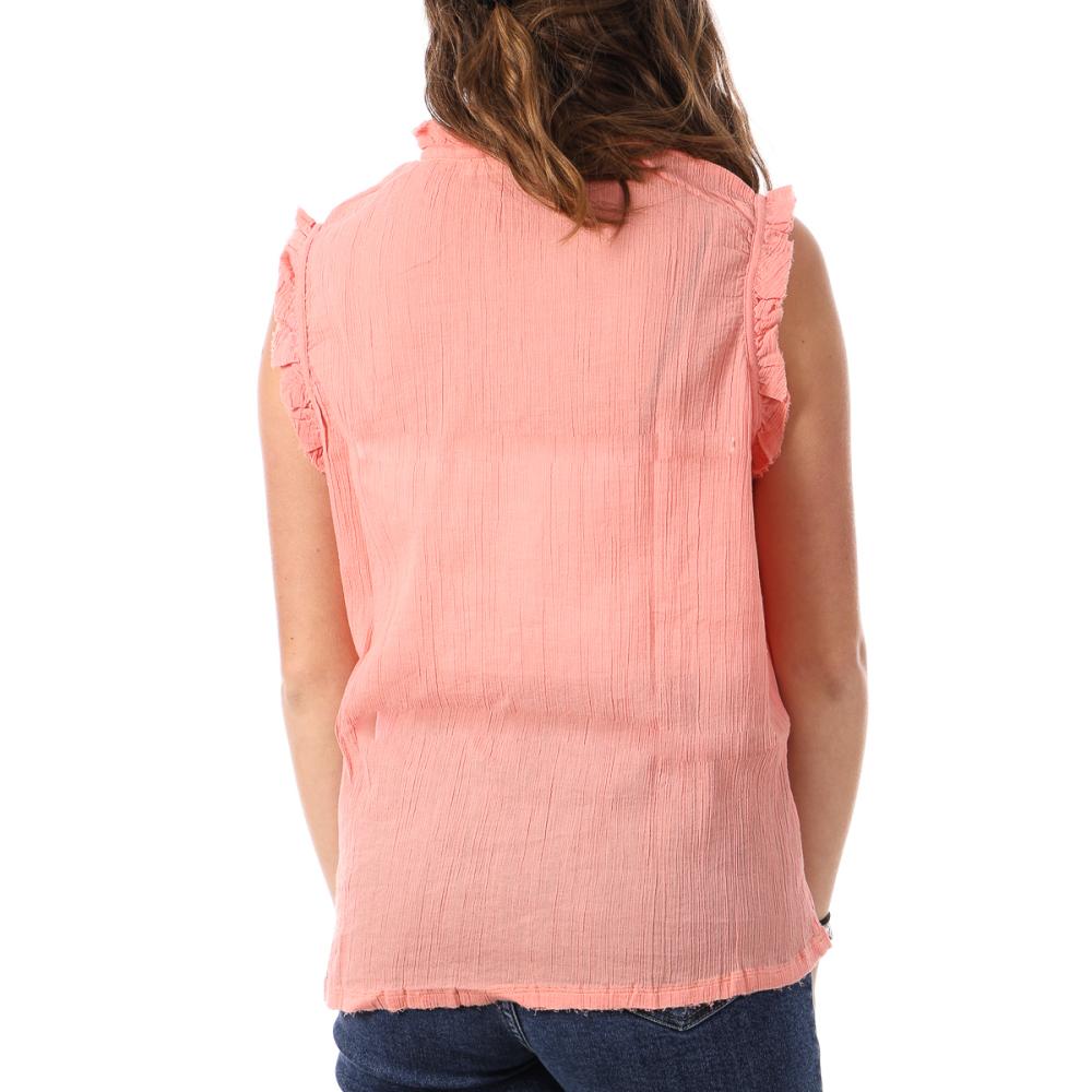 Blouse Rose Femme Teddy Smith Alvina vue 2