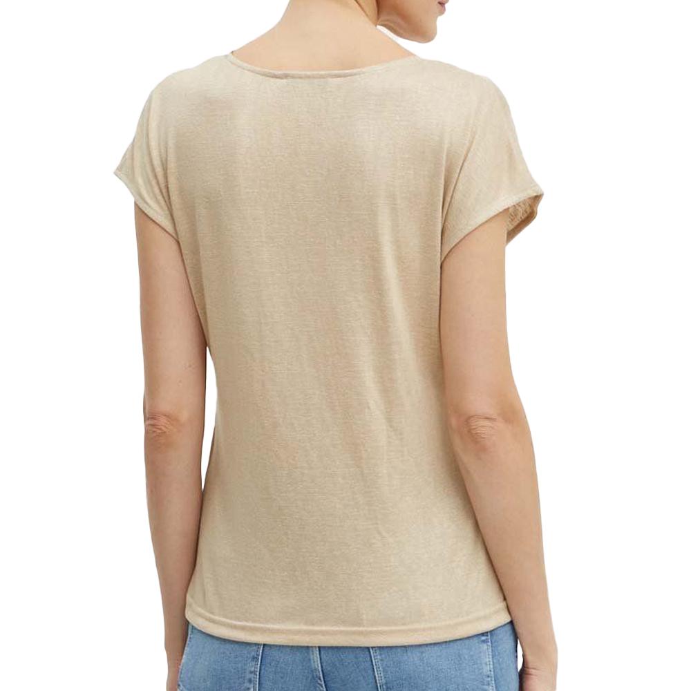 T-shirt Beige Femme Morgan Fantaisie 241 DAGA vue 2