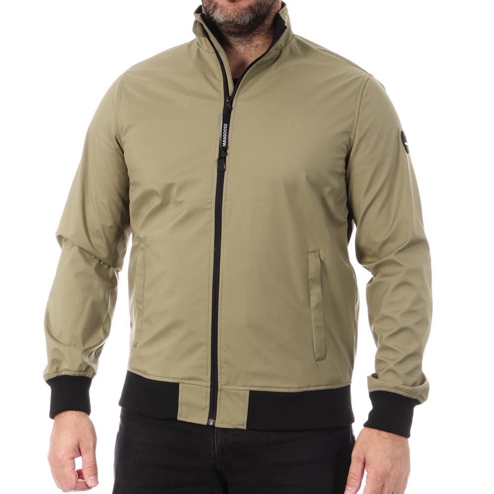 Blouson Vert Homme Paragoose HARISSON pas cher