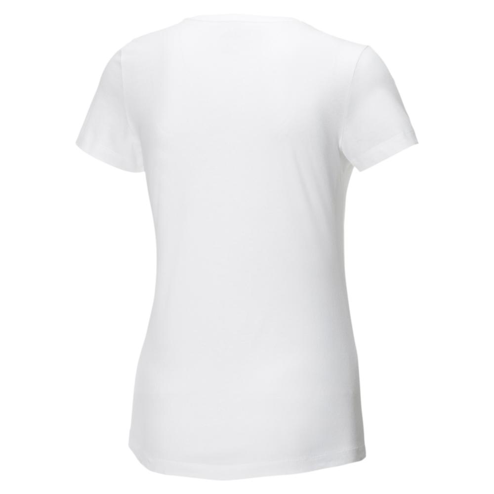 T-shirt Blanc Femme Puma Essential 854782 vue 2