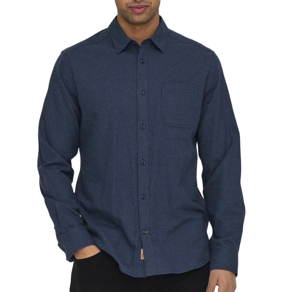 Chemise Marine Homme Only & Sons Road Life pas cher