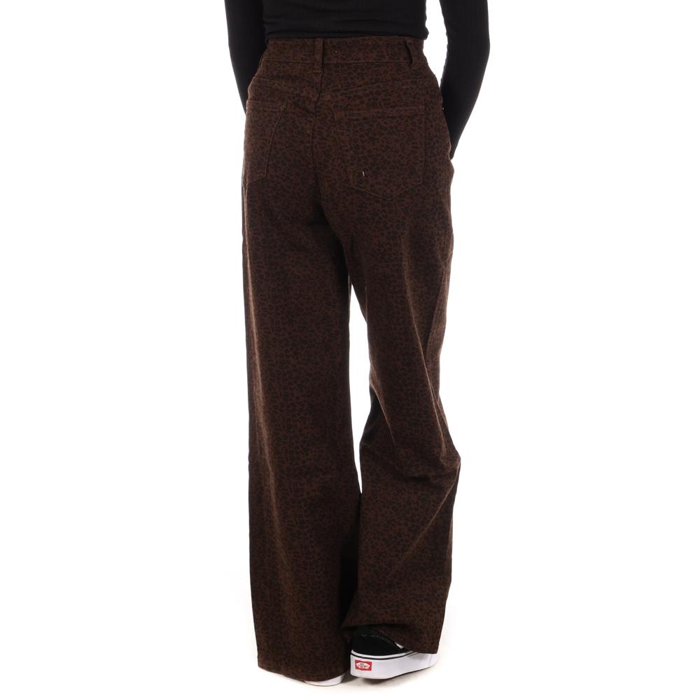 Jean Marron Léopard Femme Monday Premium 1828X vue 2