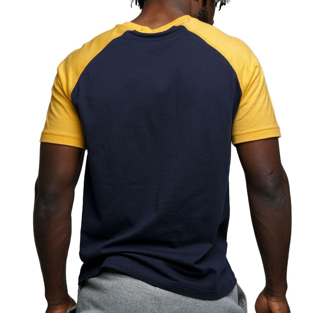 T-shirt Marine/Jaune Homme Champion 216576 vue 2
