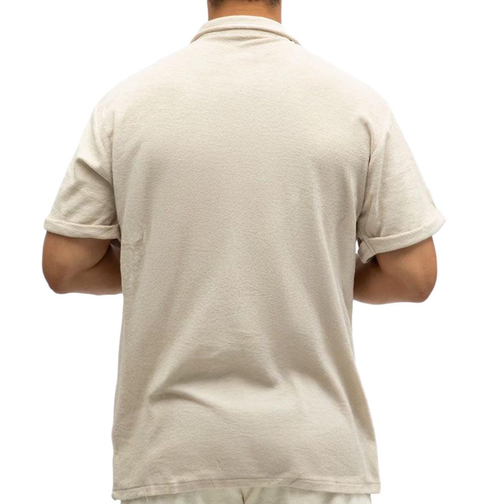 Chemise Beige Homme Paname Brothers CHARLY vue 2