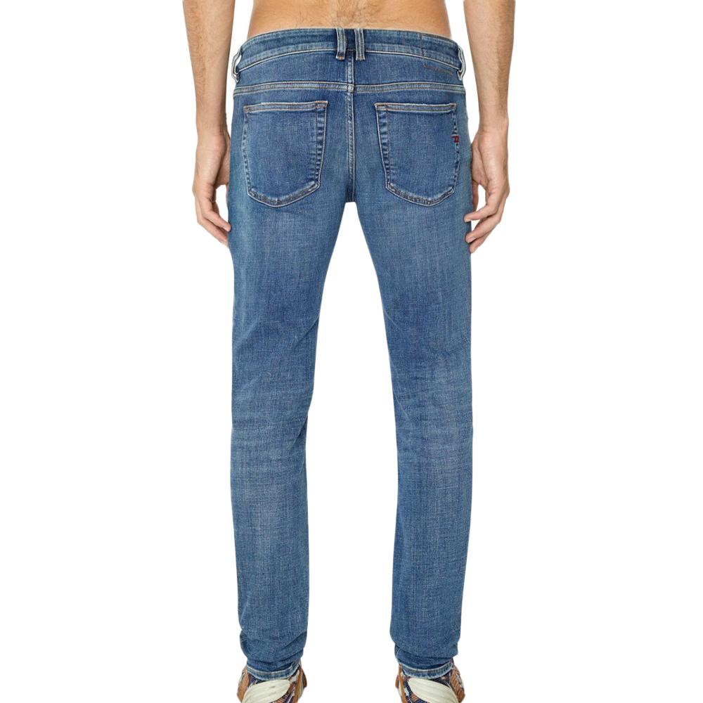 Jean Skinny Fit Bleu Foncé Homme Diesel1979 Sleenker vue 2