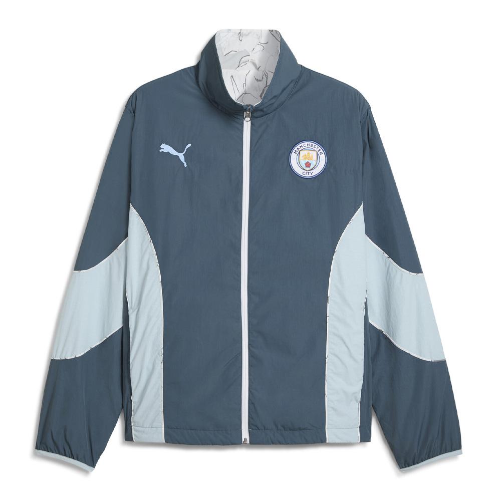 Veste Bleu Homme Puma Homme Mcfc Reversible pas cher