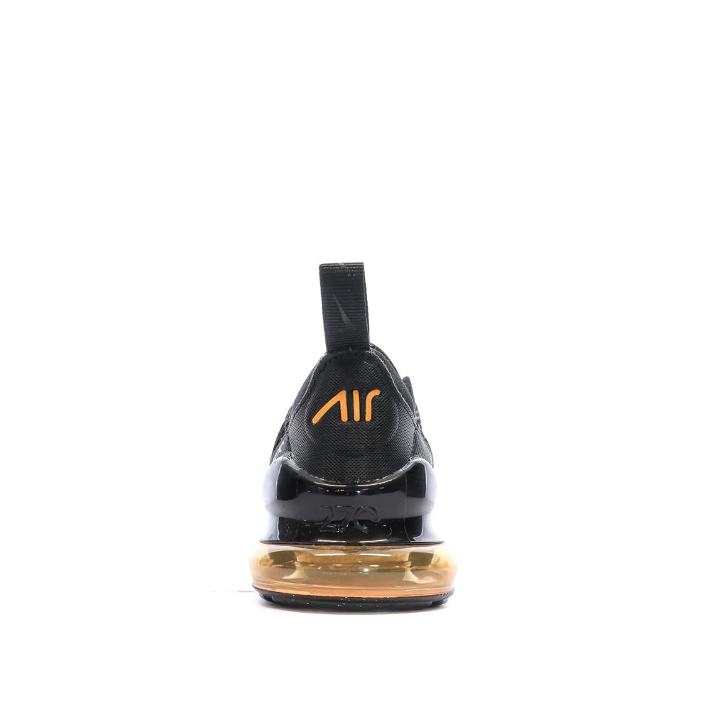 Baskets Noir Garçon Nike Air Max 270 vue 3