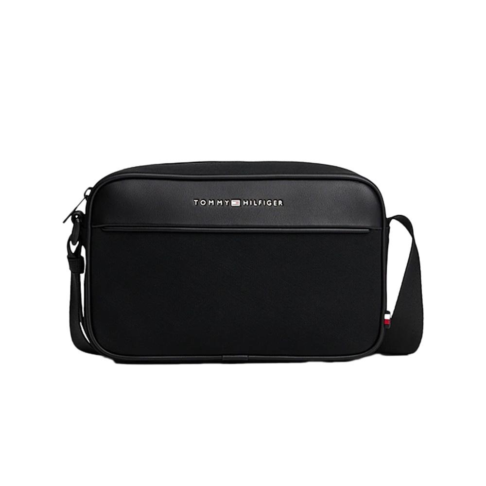 Sacoche Noire Homme Tommy Hilfiger Th Foundation pas cher