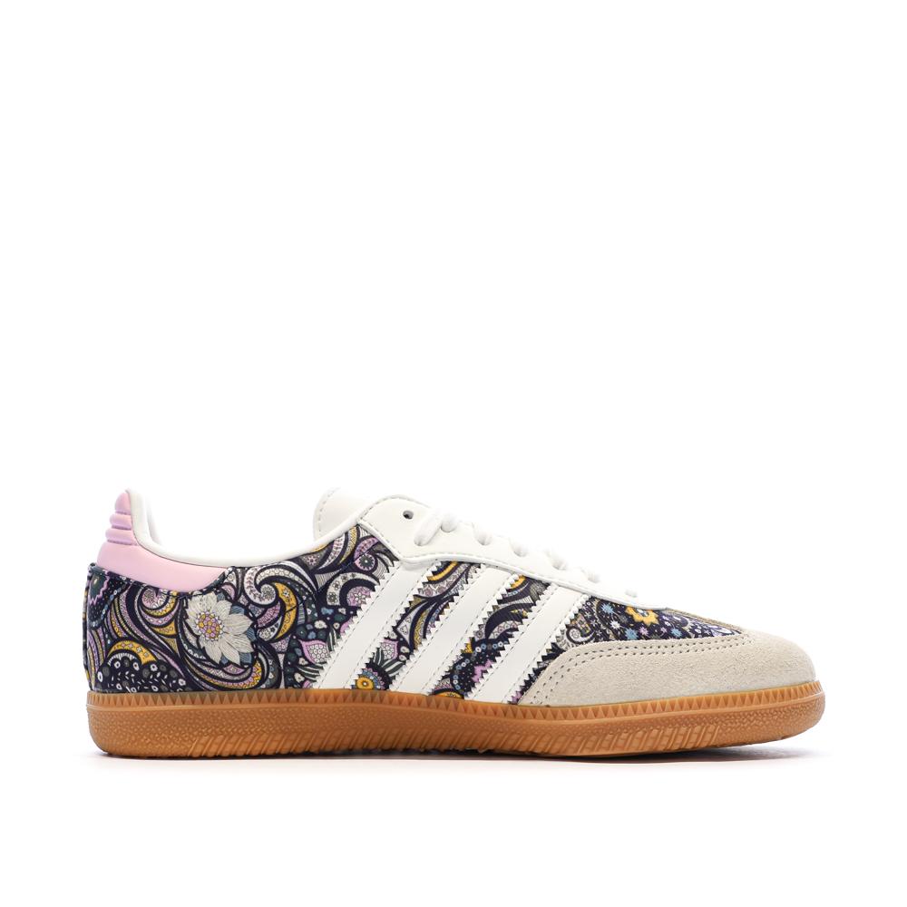 Baskets Multicolore Adidas Samba OG x Liberty London vue 2