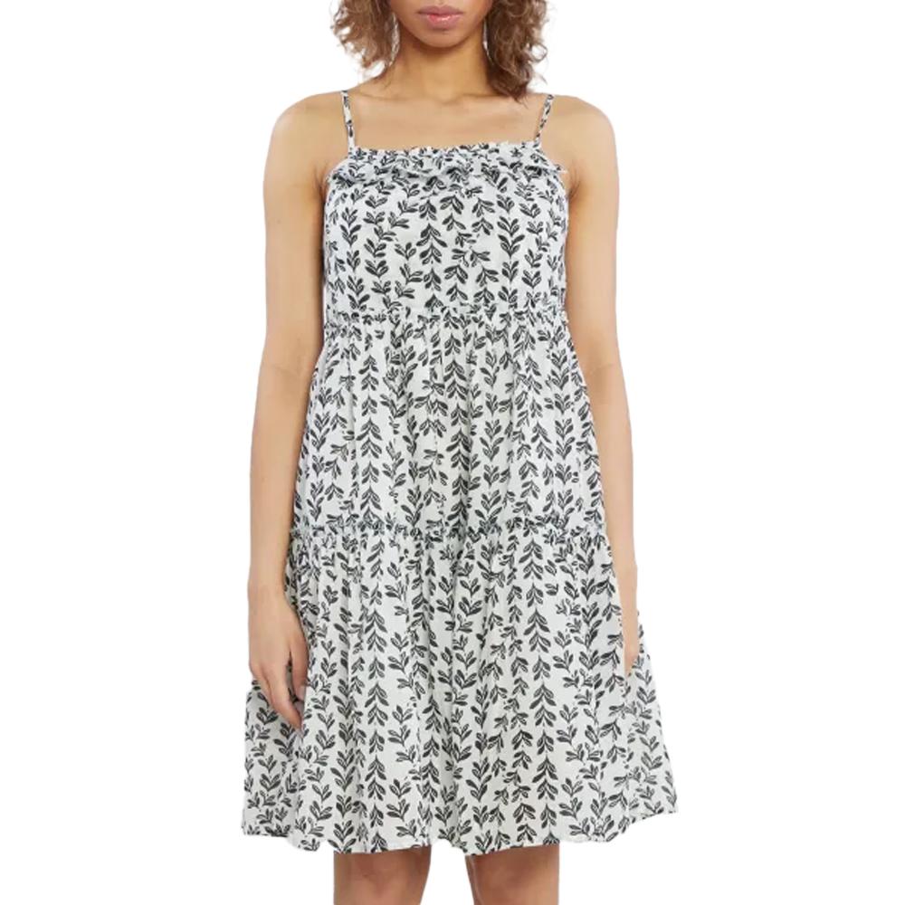 Robe Blanc/Noir Femme Pepe jeans Prixton pas cher