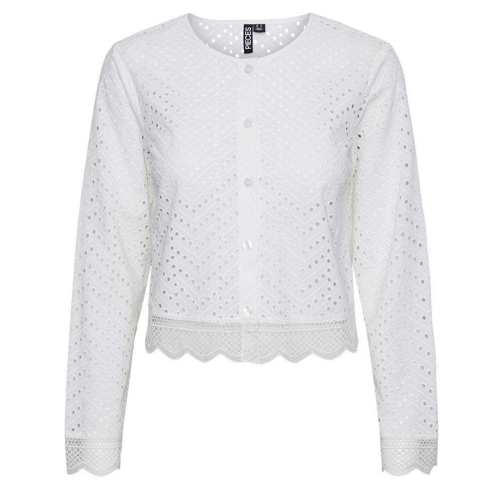 Blouse Blanche Femme Pieces Narisma pas cher