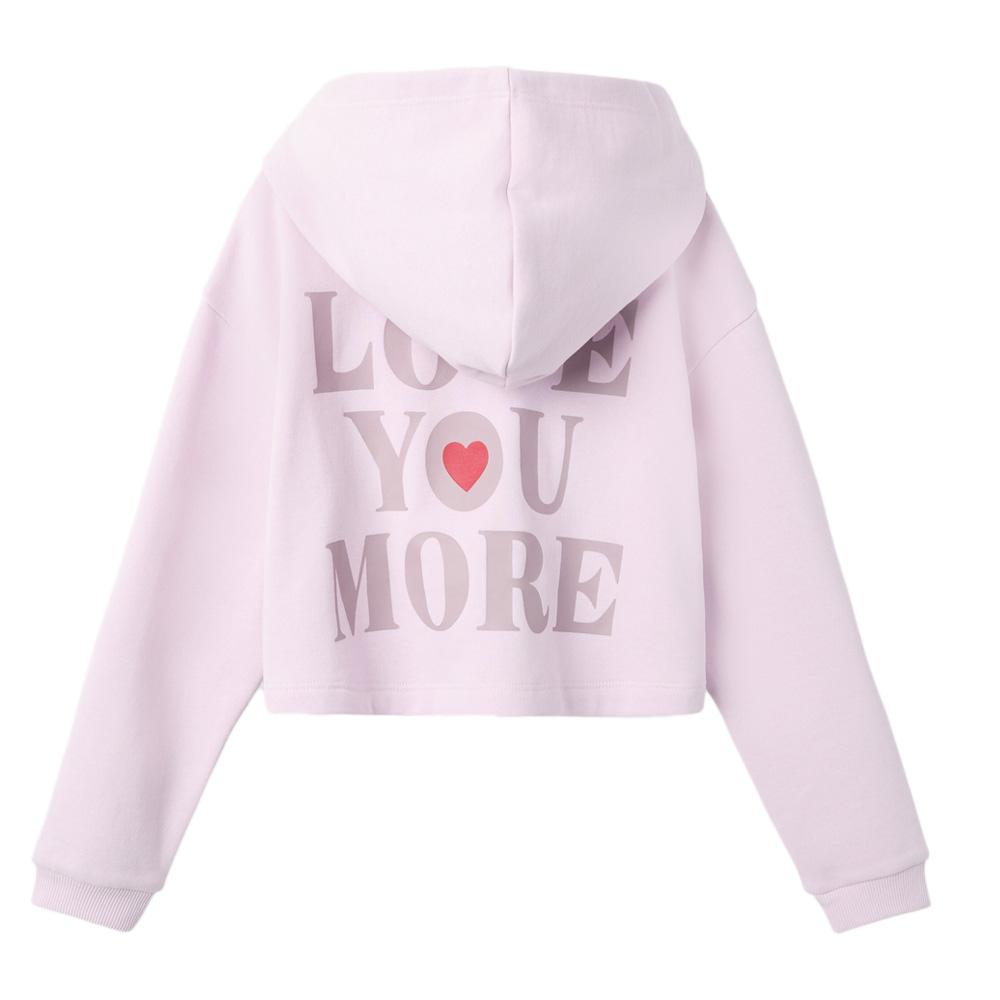 Sweat à Capuche Mauve Fille Name It Terren vue 2