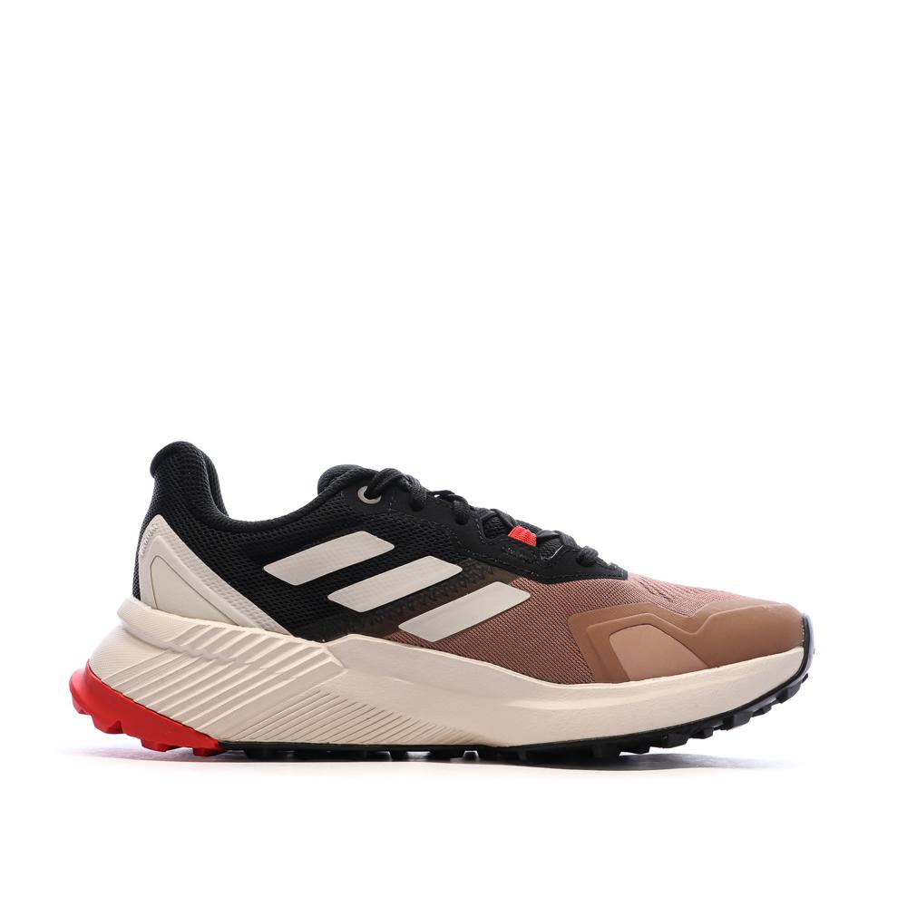 Chaussure de trail running Rose/Noir Femme Terrex Soulstride RAIN.RDY vue 2
