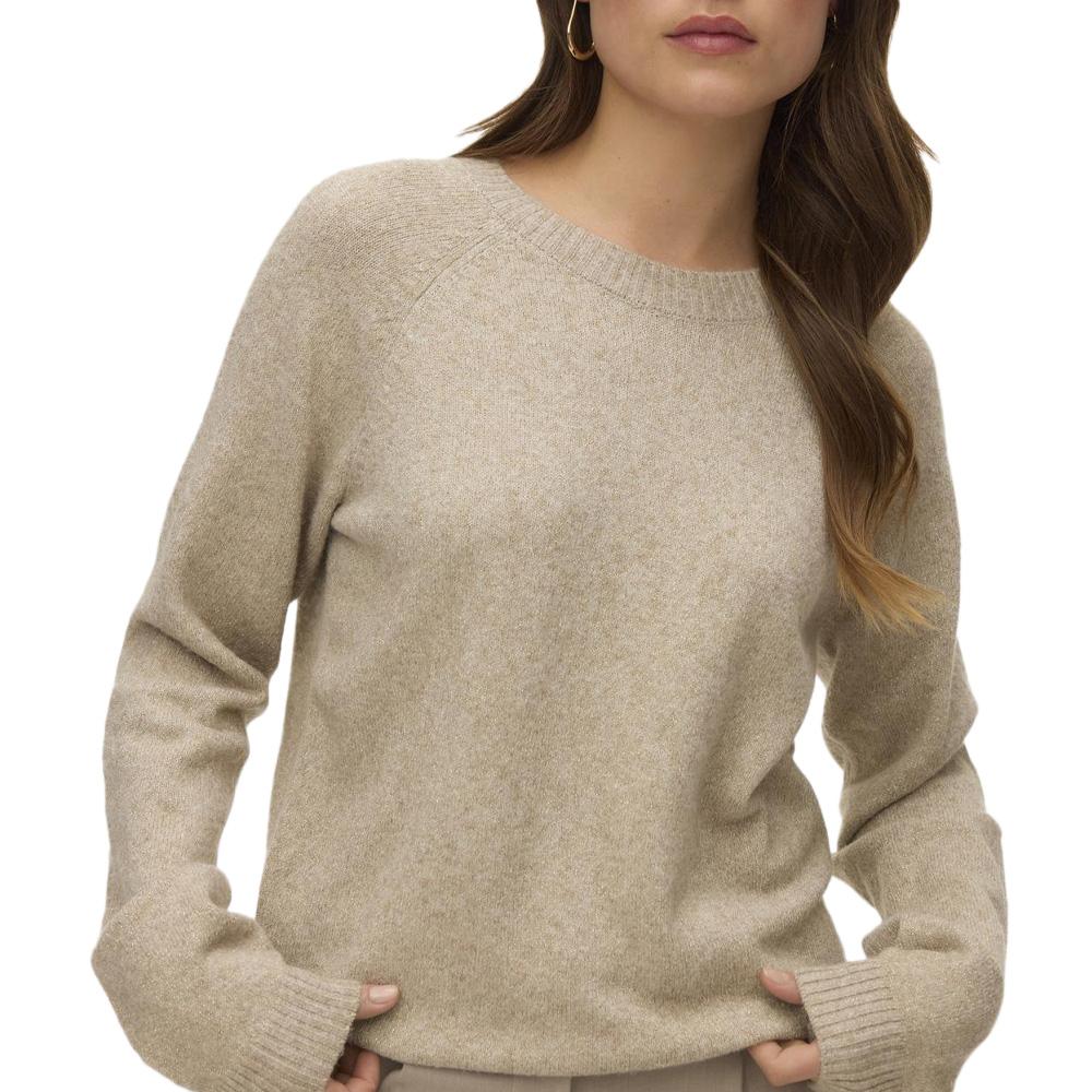 Pull Beige Femme Vero Moda Doffyshine pas cher