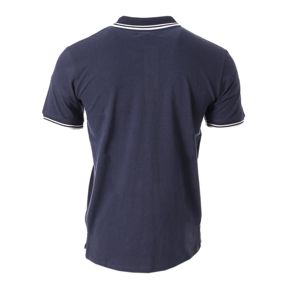 Polo Blanc/Marine Homme Lee Cooper Opan554 vue 2