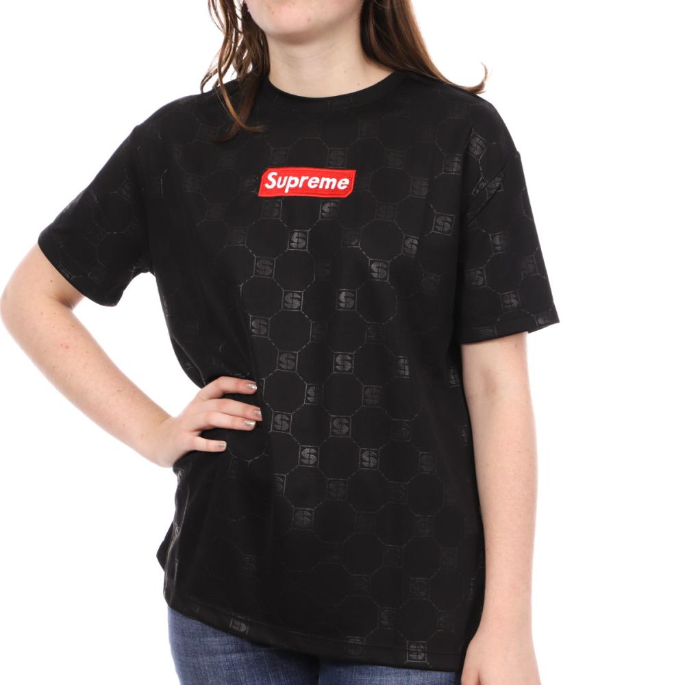 T-shirt Noir femme Supreme Grip Ground pas cher