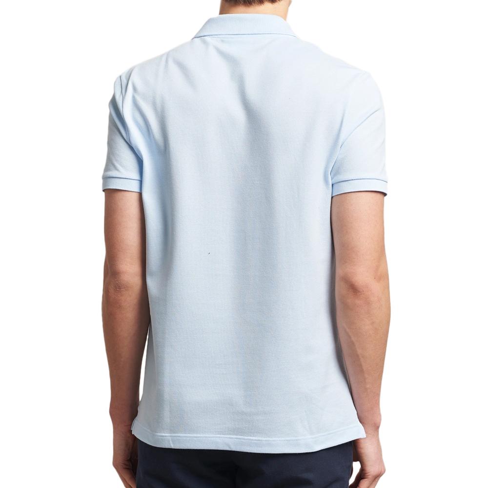 Polo Bleu Clair Homme Lacoste PH4012 vue 2