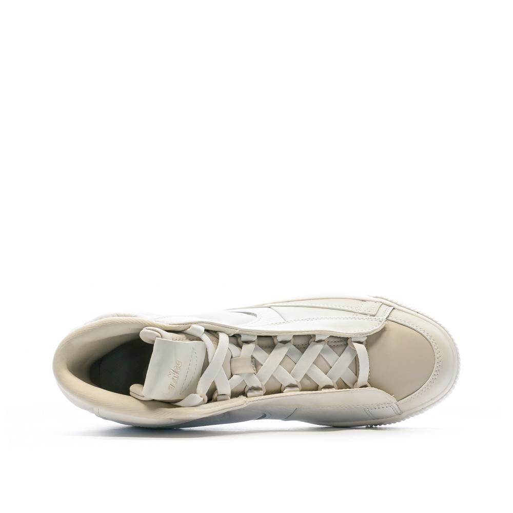 Baskets Blanches Femme Nike Blazer Mid Victory vue 4
