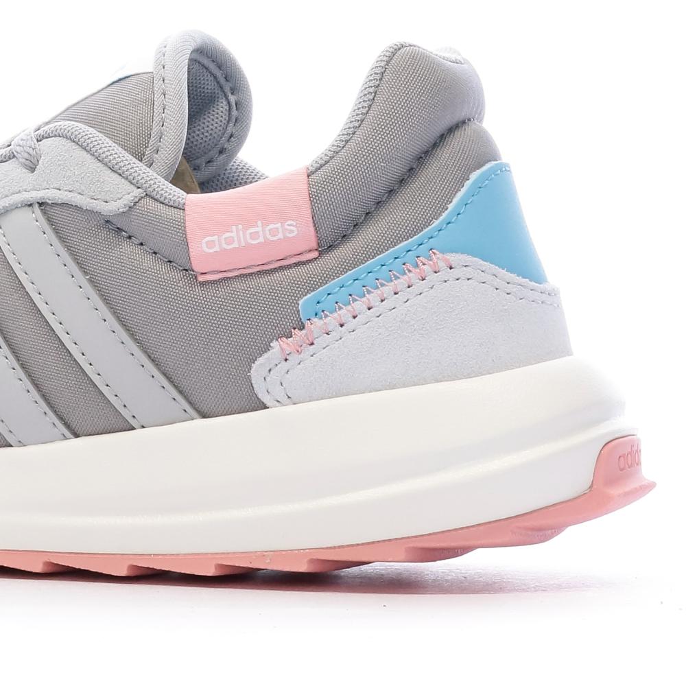 Chaussures de Sport Grise Femme Adidas Retrorun vue 7
