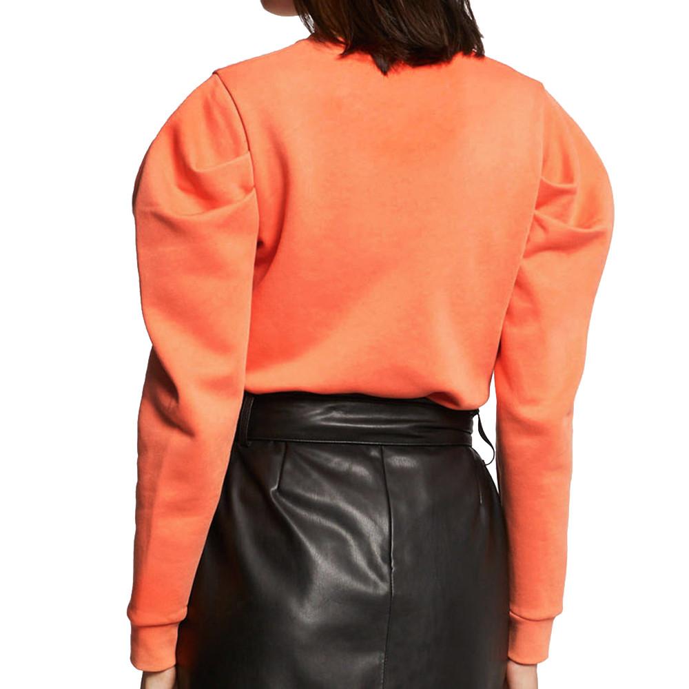 Sweat Orange Femme Morgan Tiful vue 2