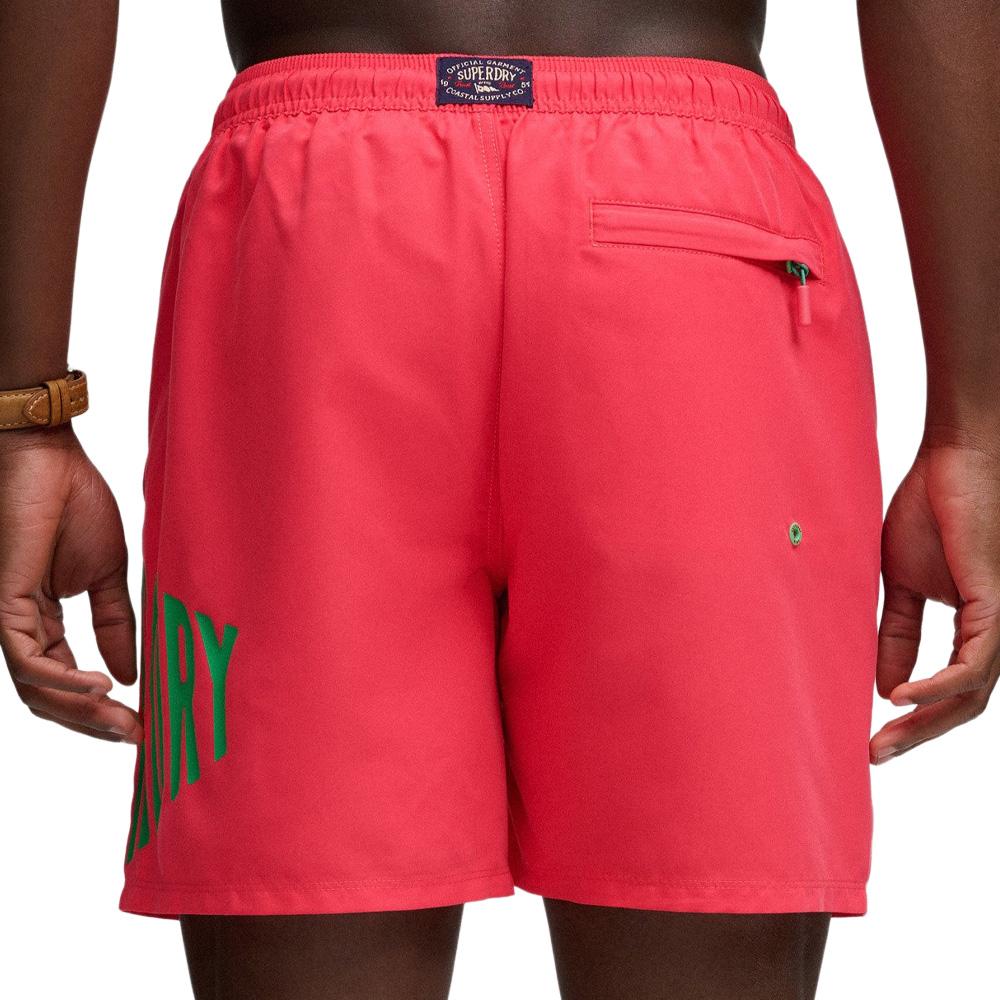 Superdry Swim Men’s Pink/Green Swimsuit Photo of the Espace des Marques %store% store - view of %key%