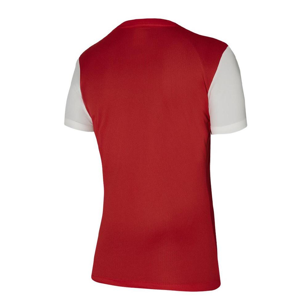 Maillot de sport Rouge Femme Nike Tiempo vue 2