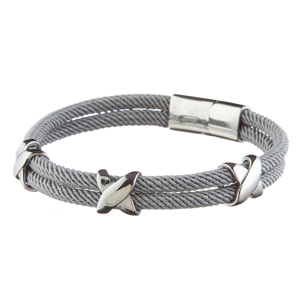 Bracelet Gris Homme Geographical Norway 315073 pas cher