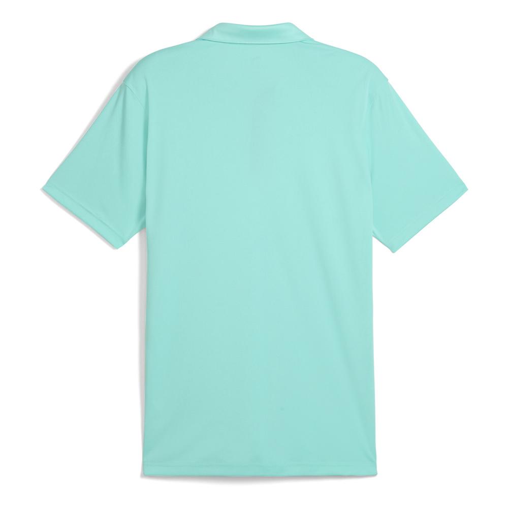 Puma Pure 2.0 Herren Golf Polo Türkis Ansicht 2