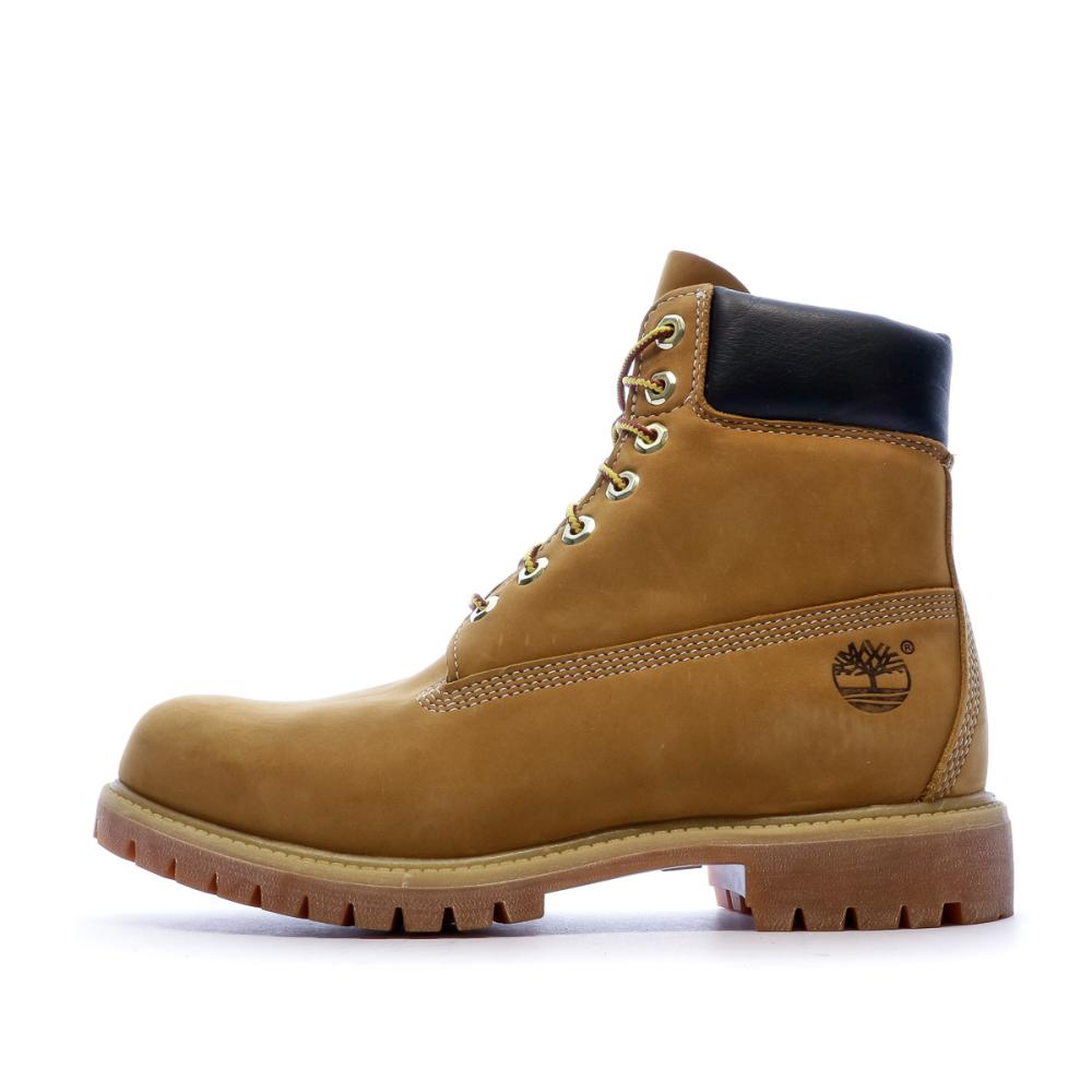 Boots Camel Homme Timberland AF 6IN PREM BT WHEAT pas cher