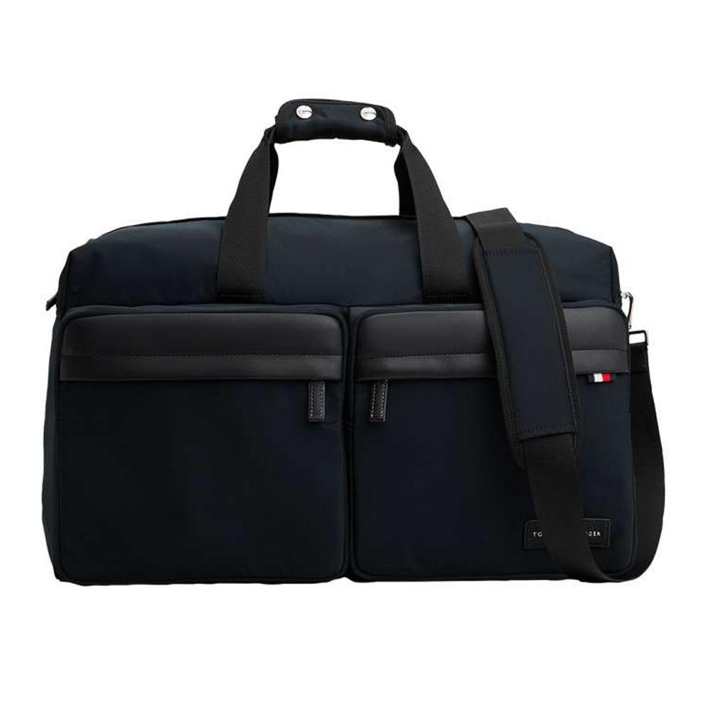 Sac de Voyage Noir Homme Tommy Hilfiger Nylon Duffle pas cher