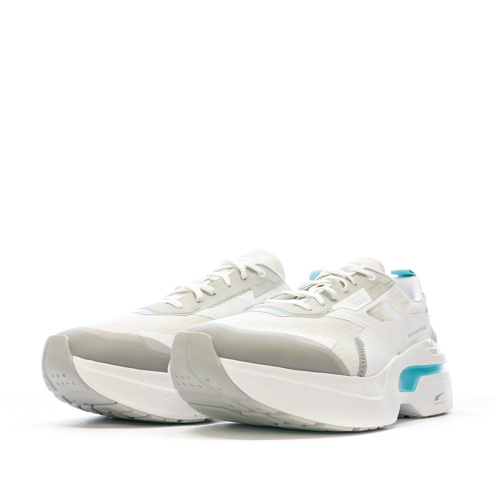 Baskets Blanches/Bleu Homme Puma Kosmo Rider vue 6
