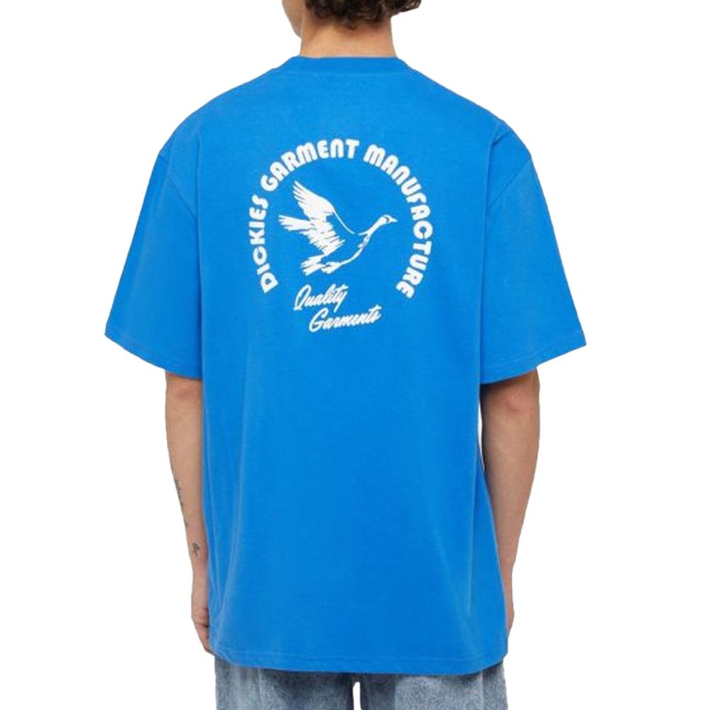 T-shirt Bleu Homme Dickies Goose vue 2