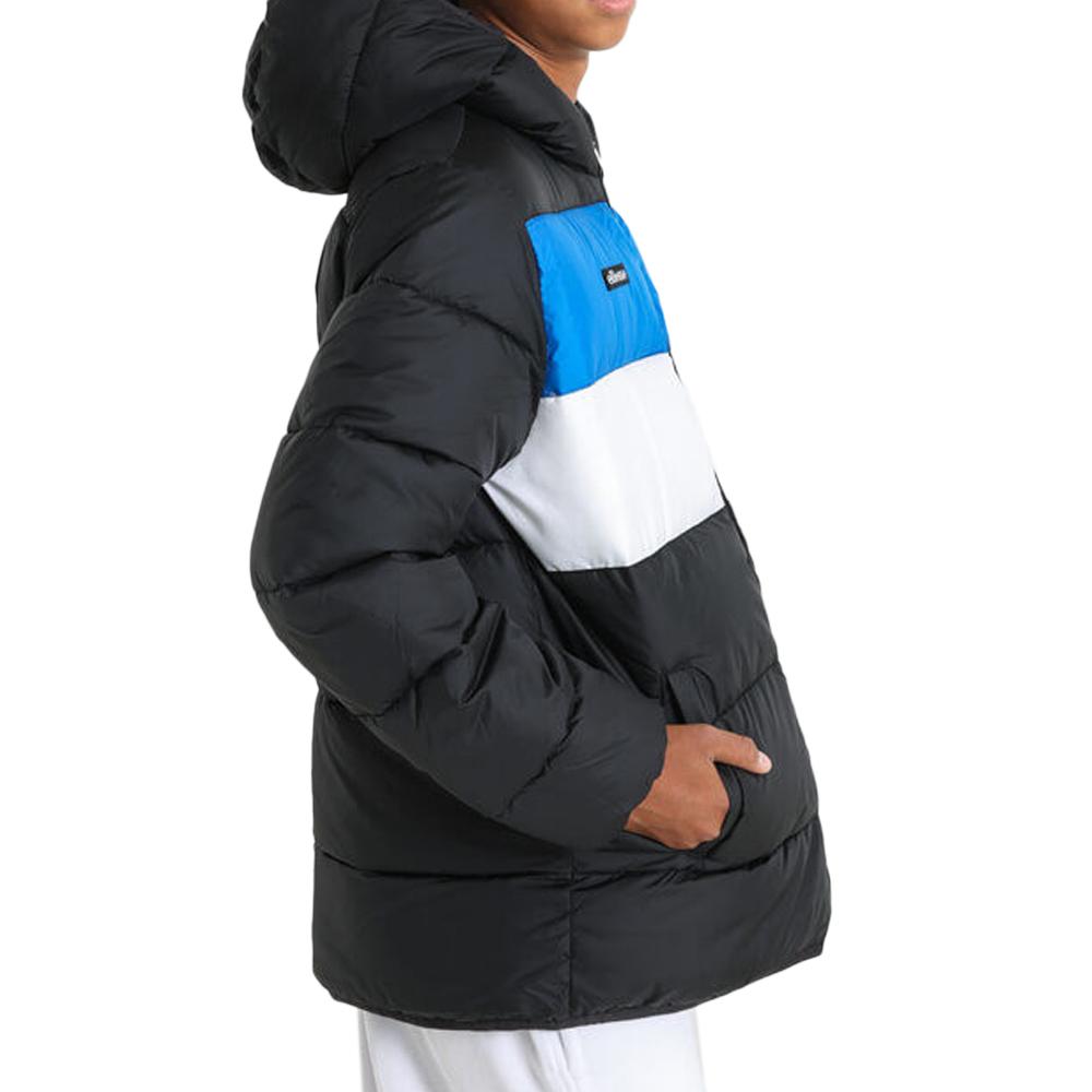 Doudoune Noire/Bleu/Blanc Garçon Ellesse Sanito vue 2