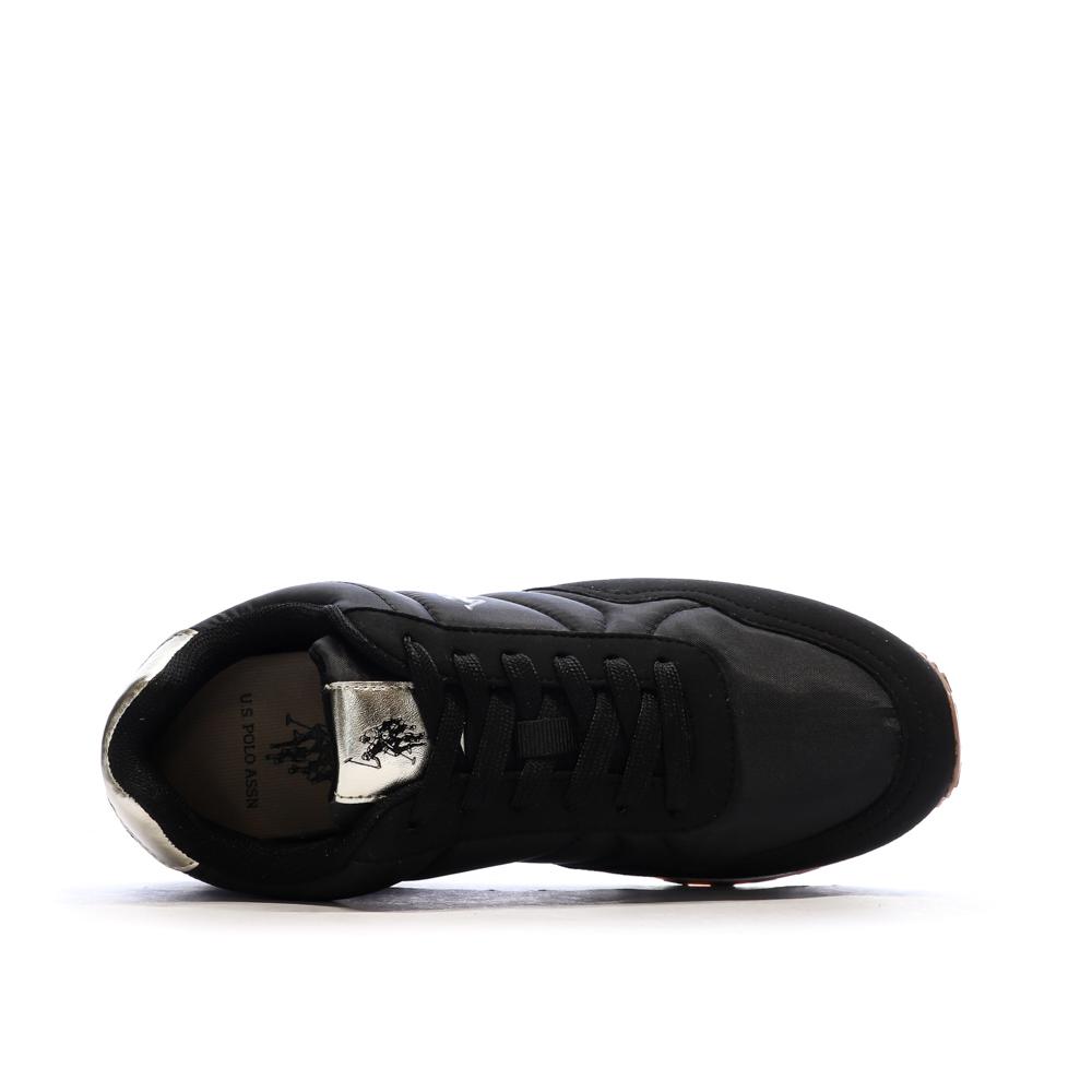 Baskets Noires Femme US Polo ASSN FS1 vue 4
