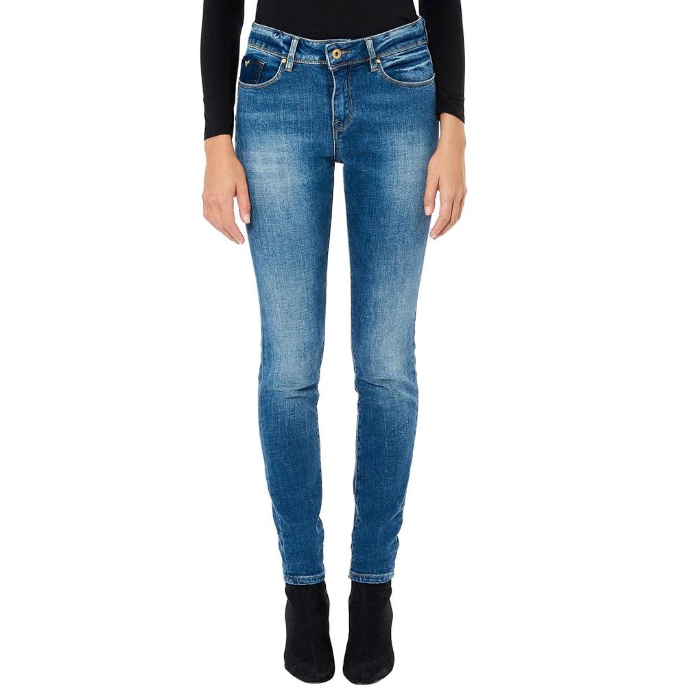 Jean Slim Bleu Délavé Femme Kaporal FLORRE pas cher
