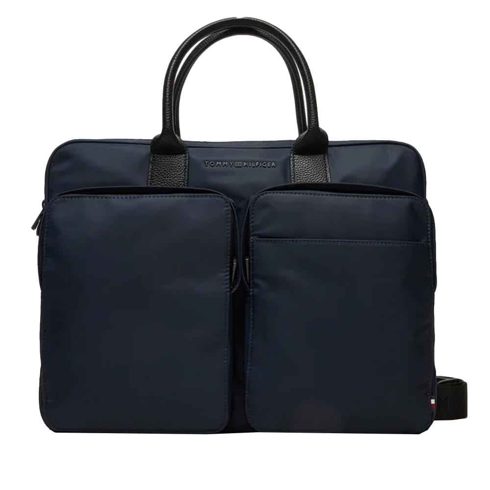 Sac Ordinateur Marine Homme Tommy Hilfiger Repreve pas cher