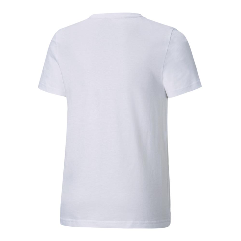 T-Shirt Blanc Garçon Puma ESS Logo Tee vue 2