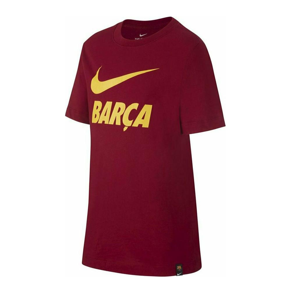 FC Barcelone T-shirt Bordeaux Garçon Nike CD1497 pas cher
