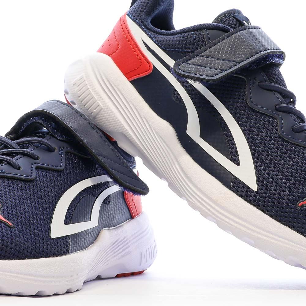 Baskets Marine/Rouge Garçon Puma All-day Active vue 7