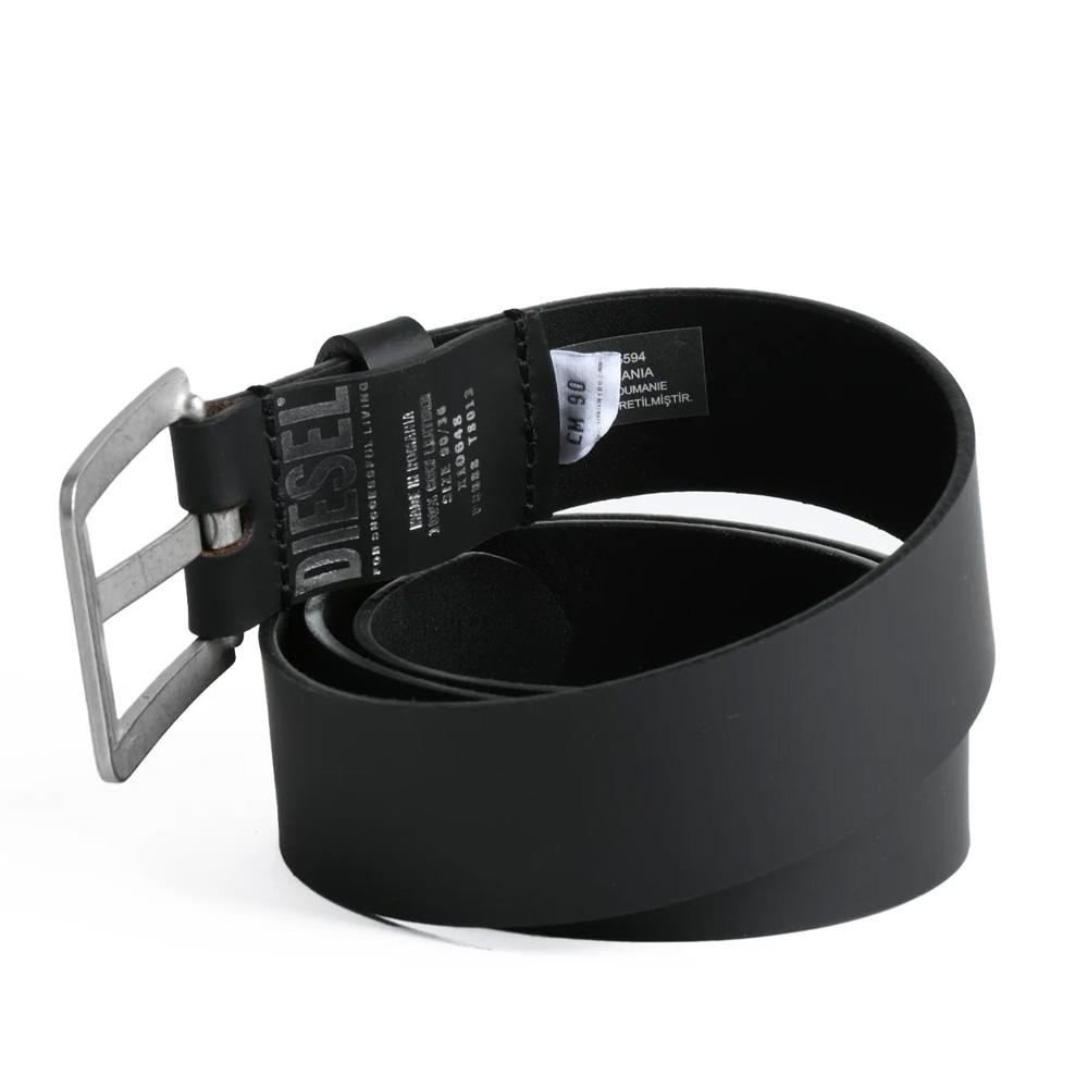 Ceinture Marron foncé Homme Diesel Bbasic Belt X10648 vue 2