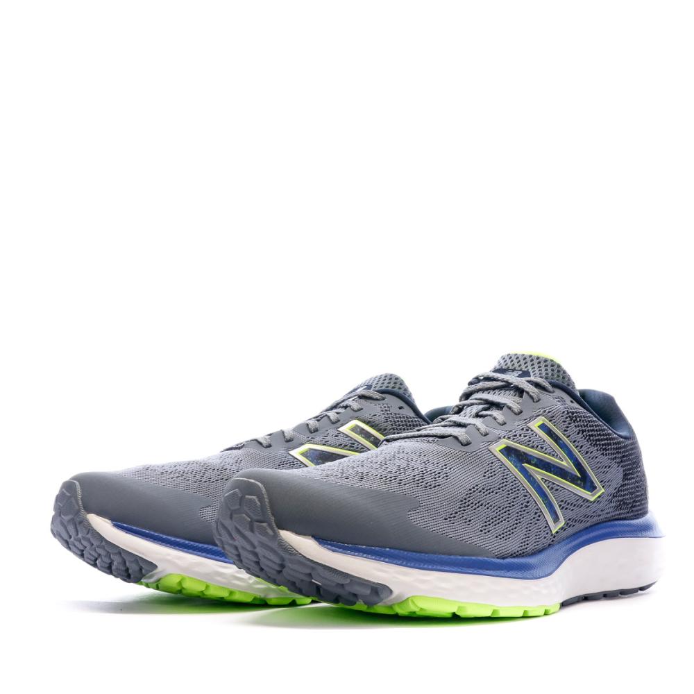 Chaussures de Running Grise Homme New Balance 680 vue 6